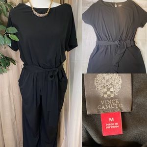 Vince Camuto black jumpsuit size M